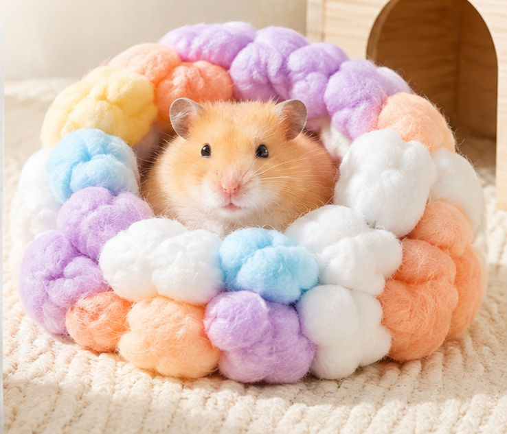 balles de nidification imitation de coton - cotton nesting balls - Mini & Moe