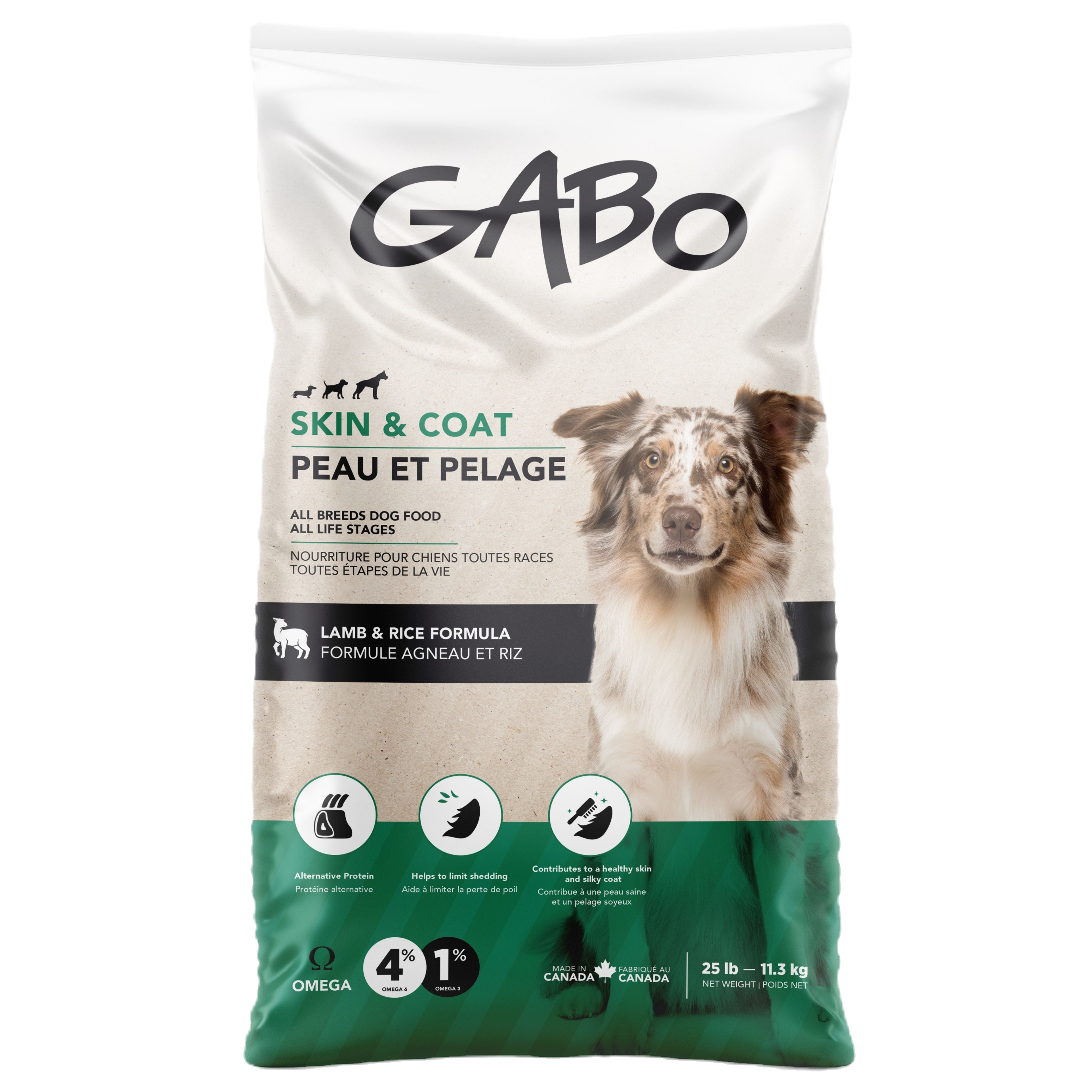 Gabo nourriture pour chien et chiot agneau 8 lbs