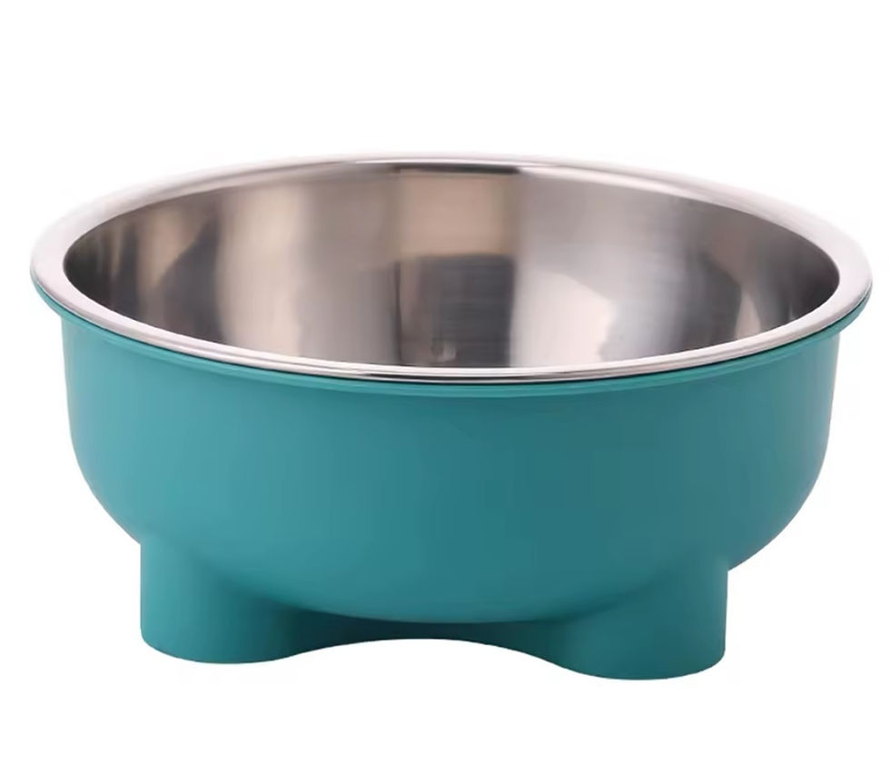 Miniature : Bol stable plastique et inox. (15cm)