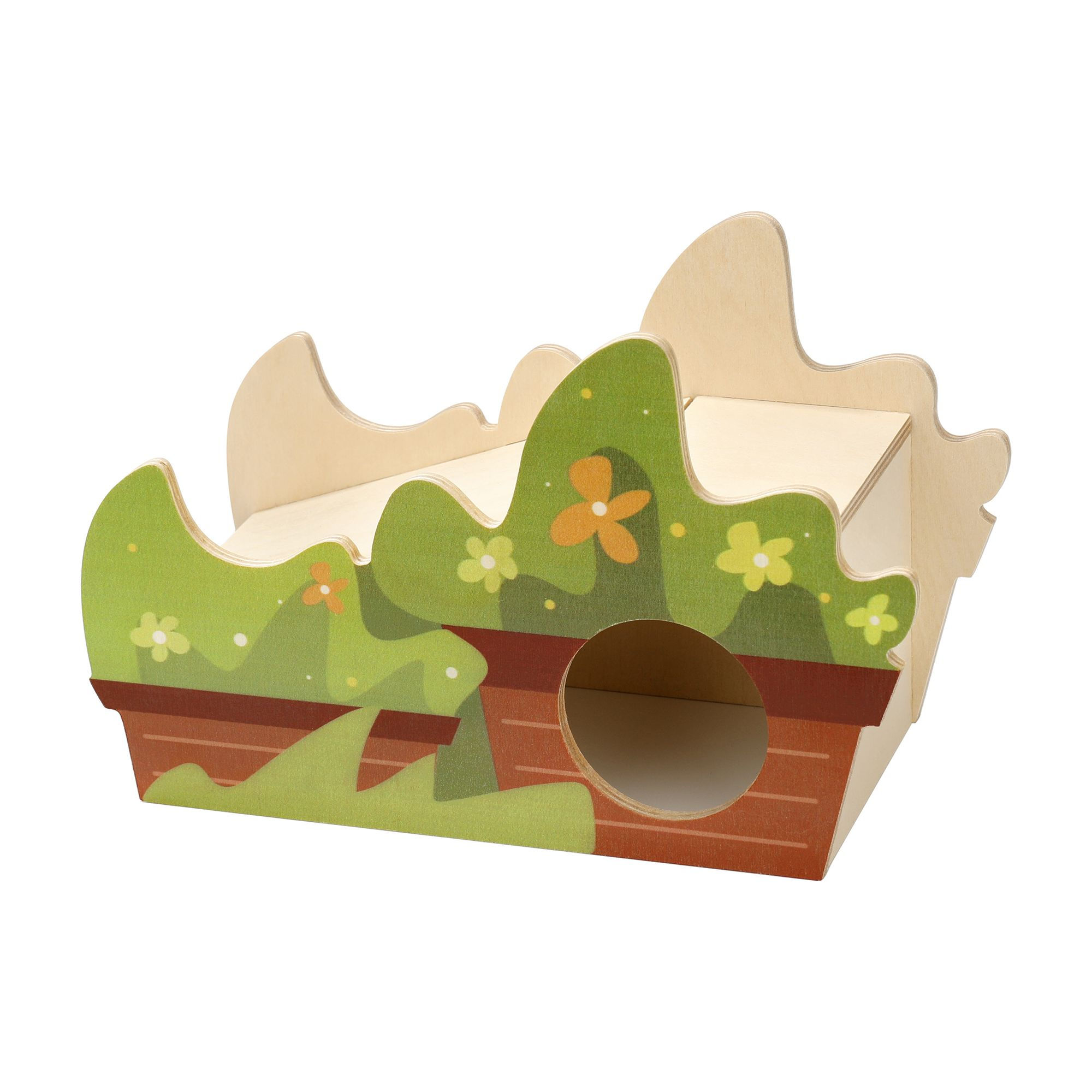 Cachette en bois - Jardin - Garden hideout - Mini et Moe