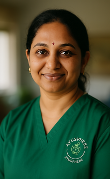 Female Panchakarma Assistant Therapist at Ayusphere Ayurveda Clinic.png