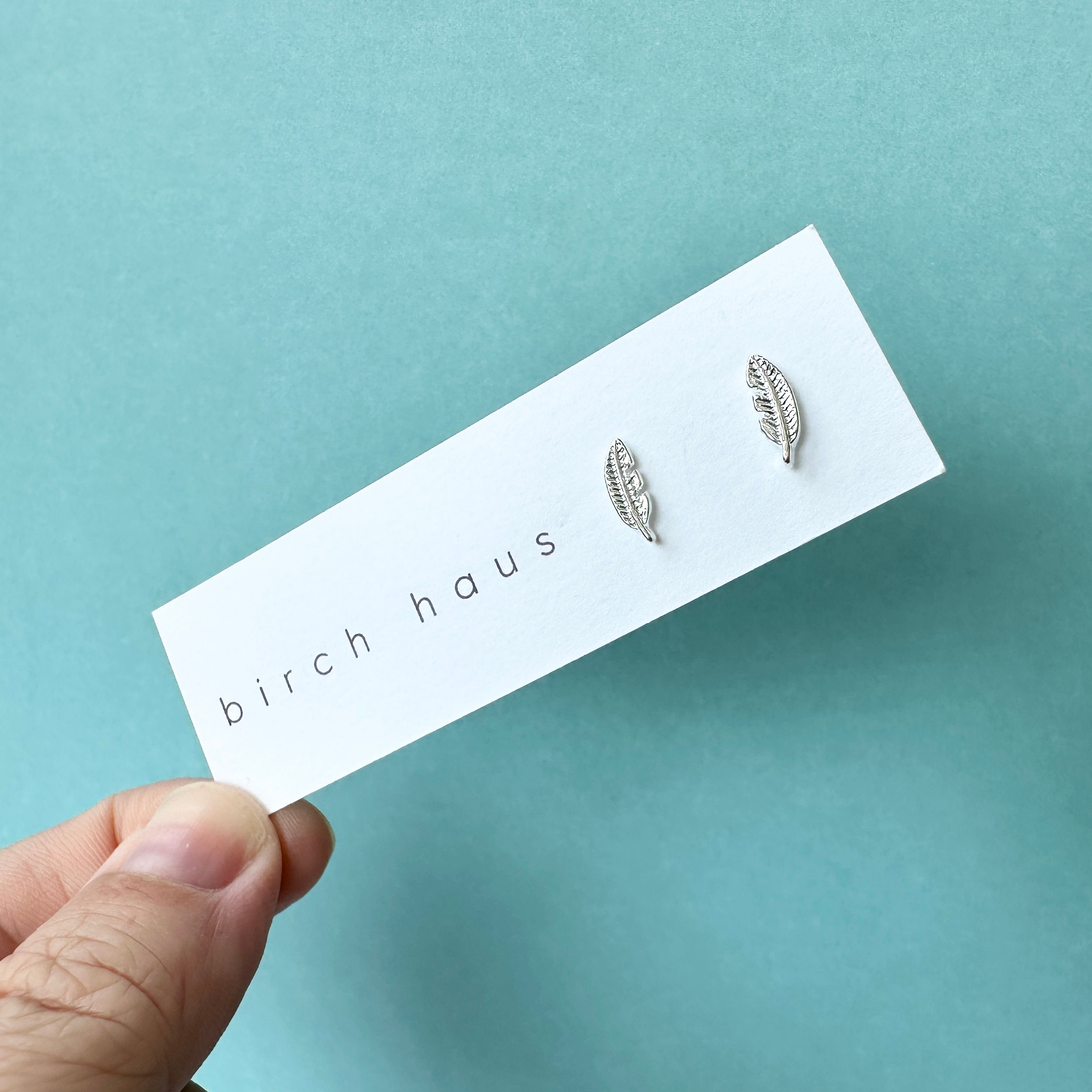 silver studs - birds of a feather