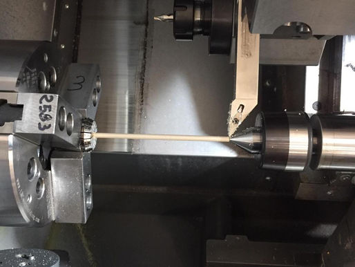 DUAL-SPINDLE CNC TURNING FOR PLASTIC PARTS PRODUCTIONS