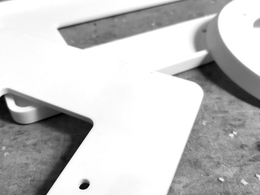 CNC machining of Corian® Solid Surface for Lighting