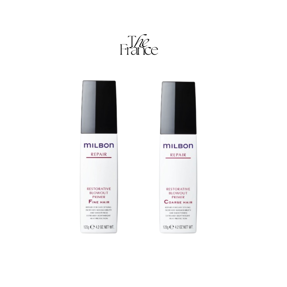 Milbon Repair Restorative Blowout Primer 120g ทรีตเมนต์น้ำนม สำหรับผมแห้งเสีย