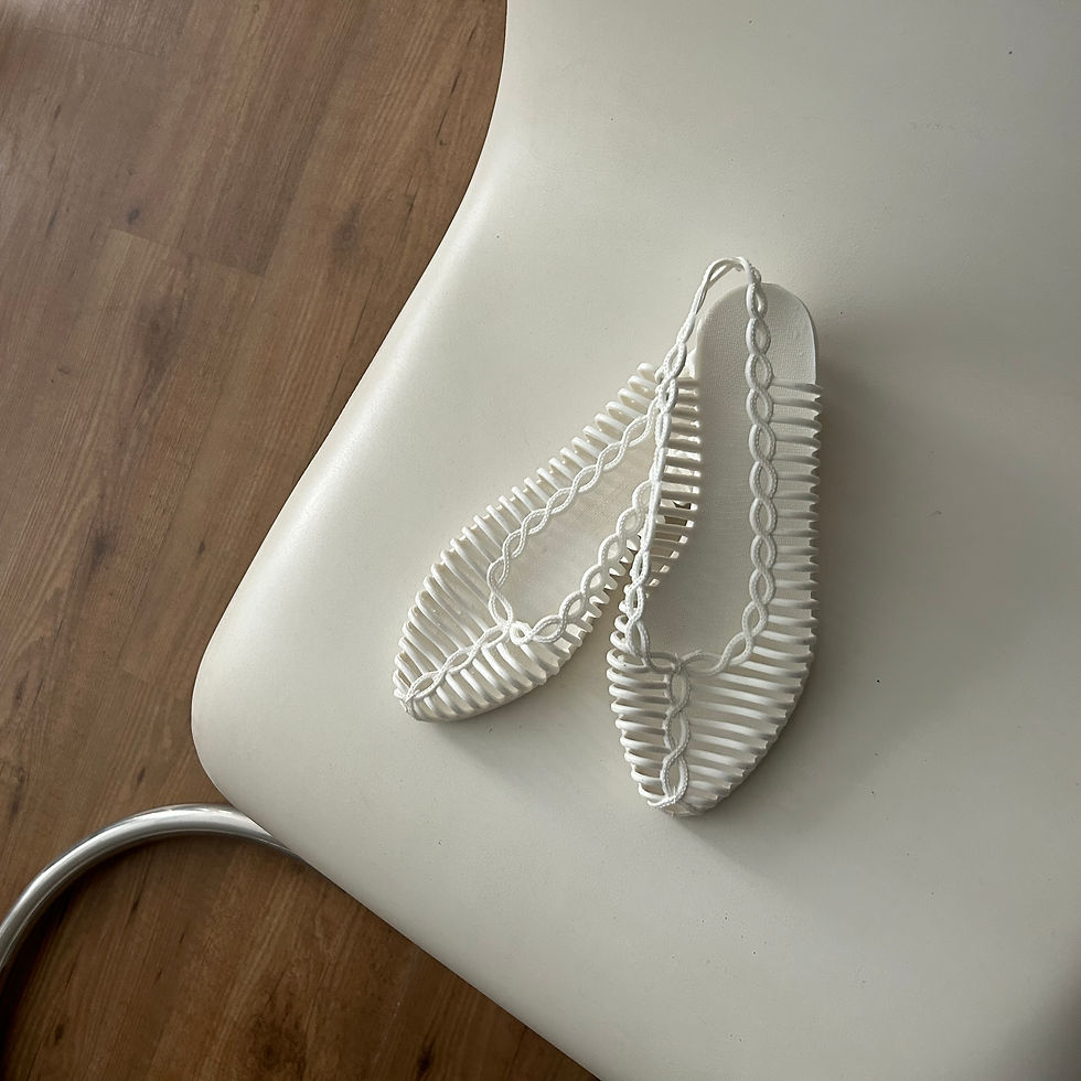 Thumbnail: WHITE RETRO JELLY SANDALS