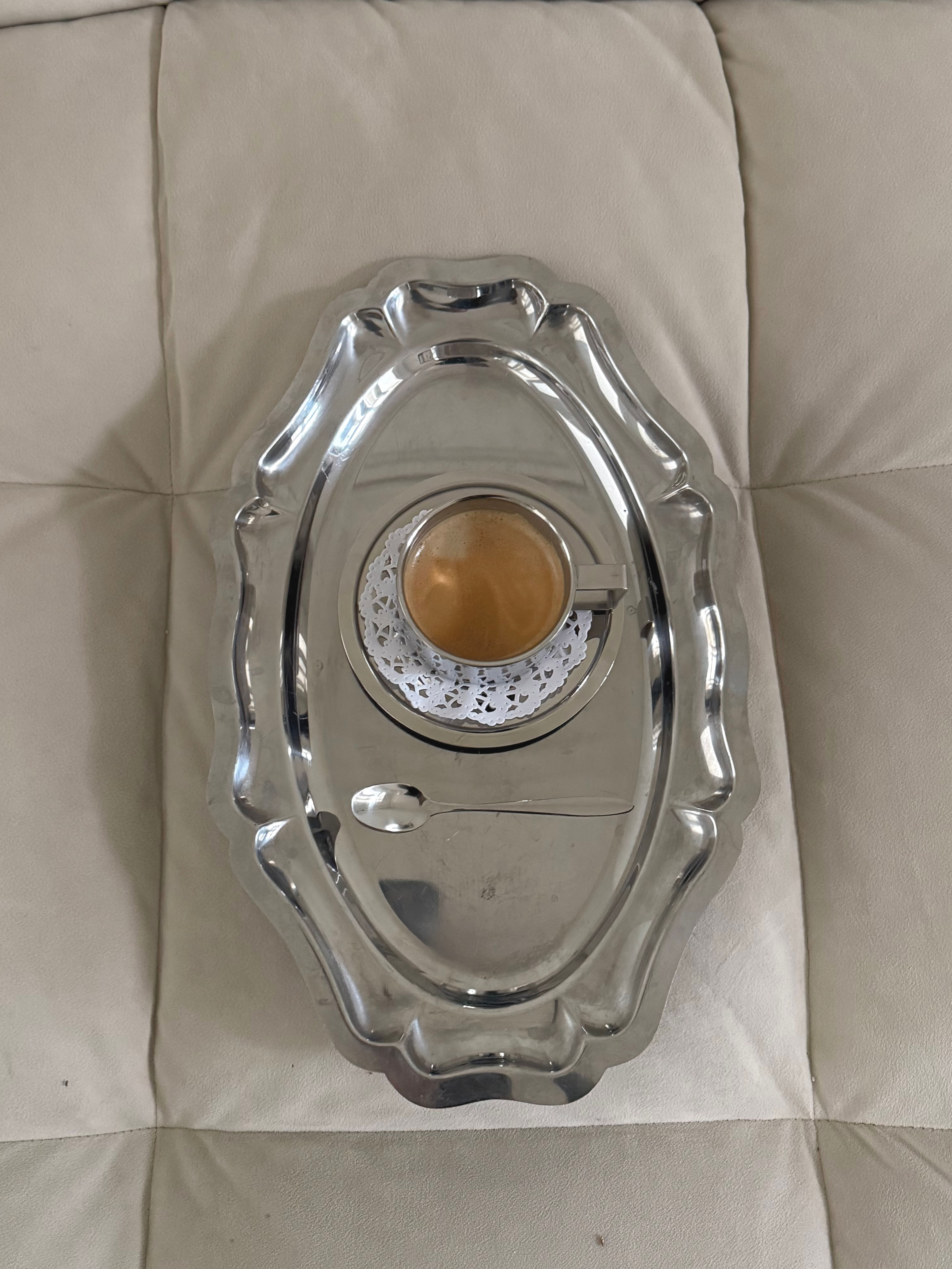 INOX MIDCENTURY TRAY 