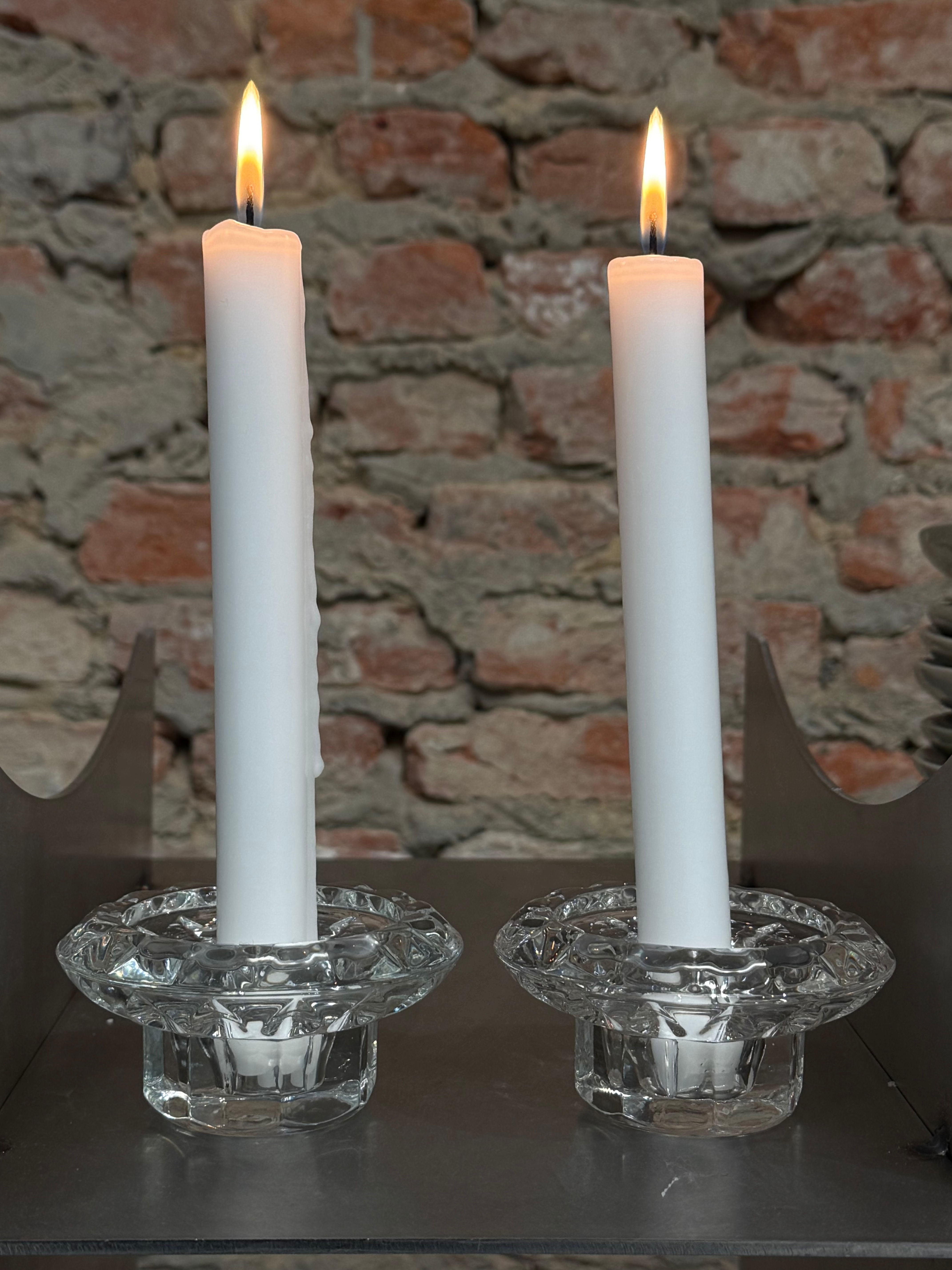 CRYSTAL CANDLE HOLDERS [2]