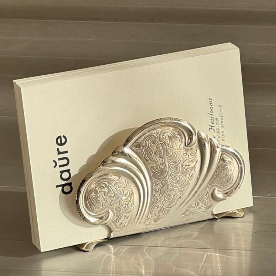 SILVER PLATED NAPKIN HOLDER