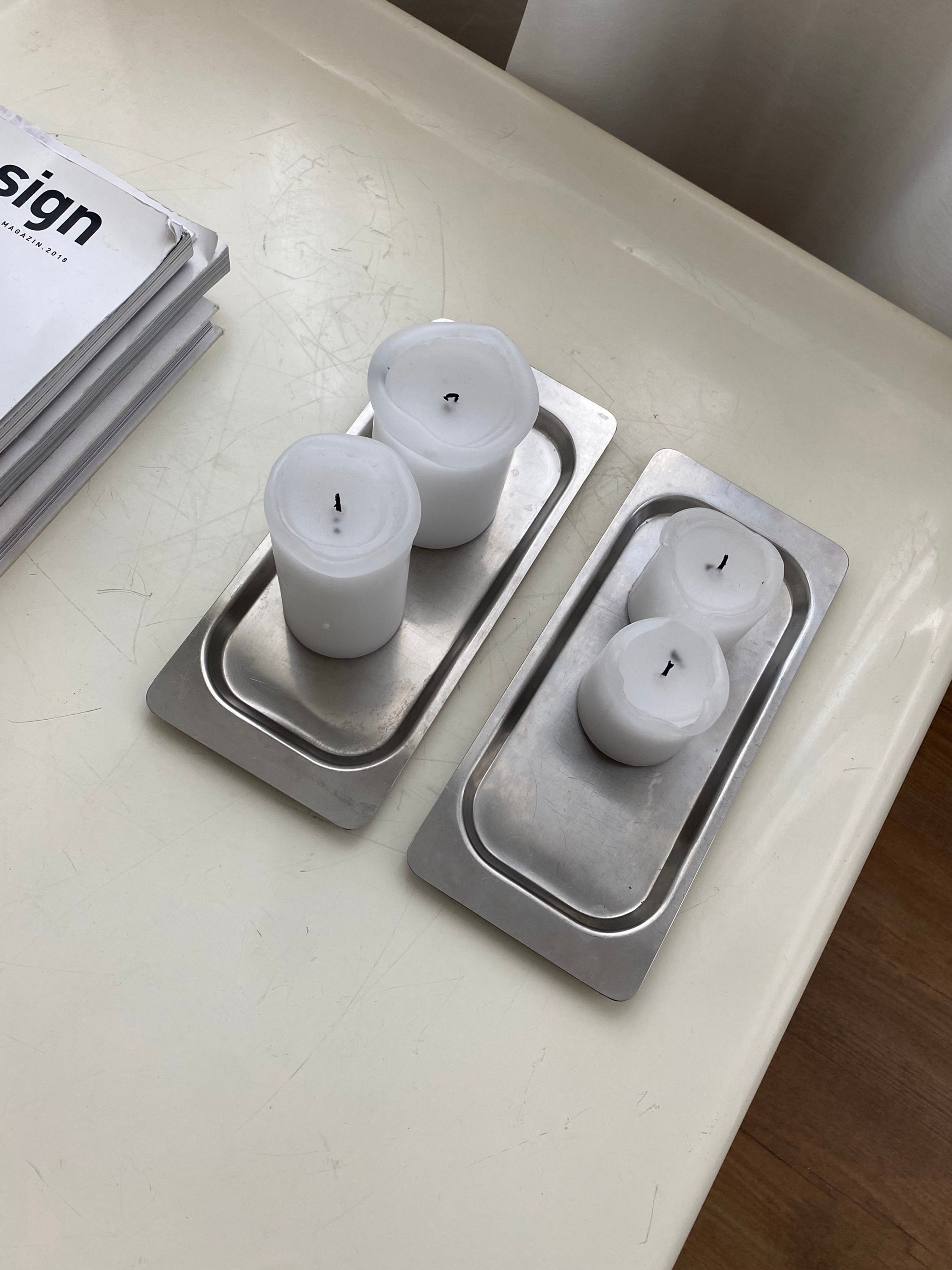 STAINLESS STEEL TRAYS