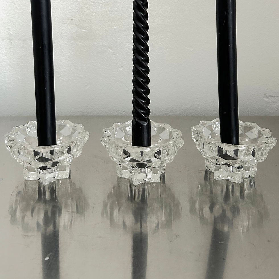 Thumbnail: GLASS CANDLE HOLDERS [3]