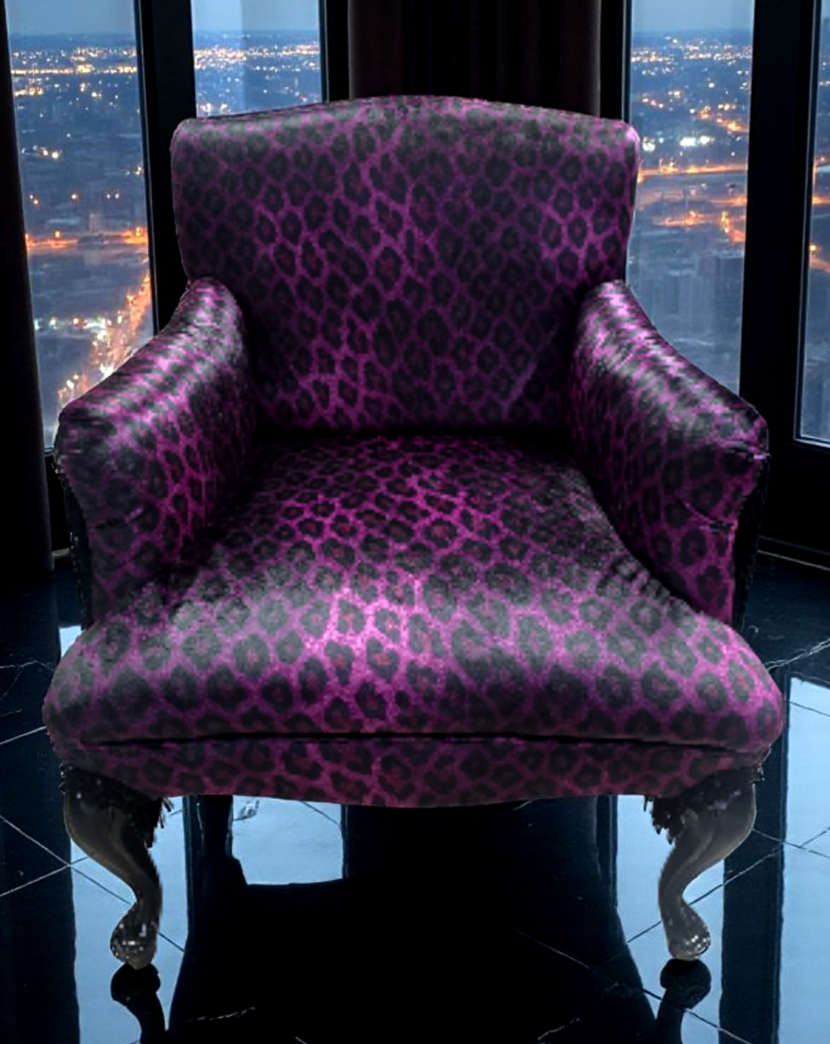 Purple Panther Chair 
