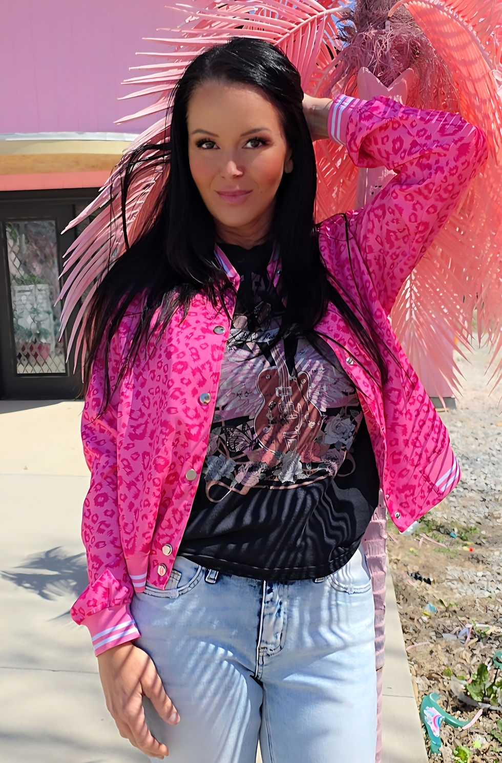 Thumbnail: Barbie Wildcat Bomber Jacket- size down!
