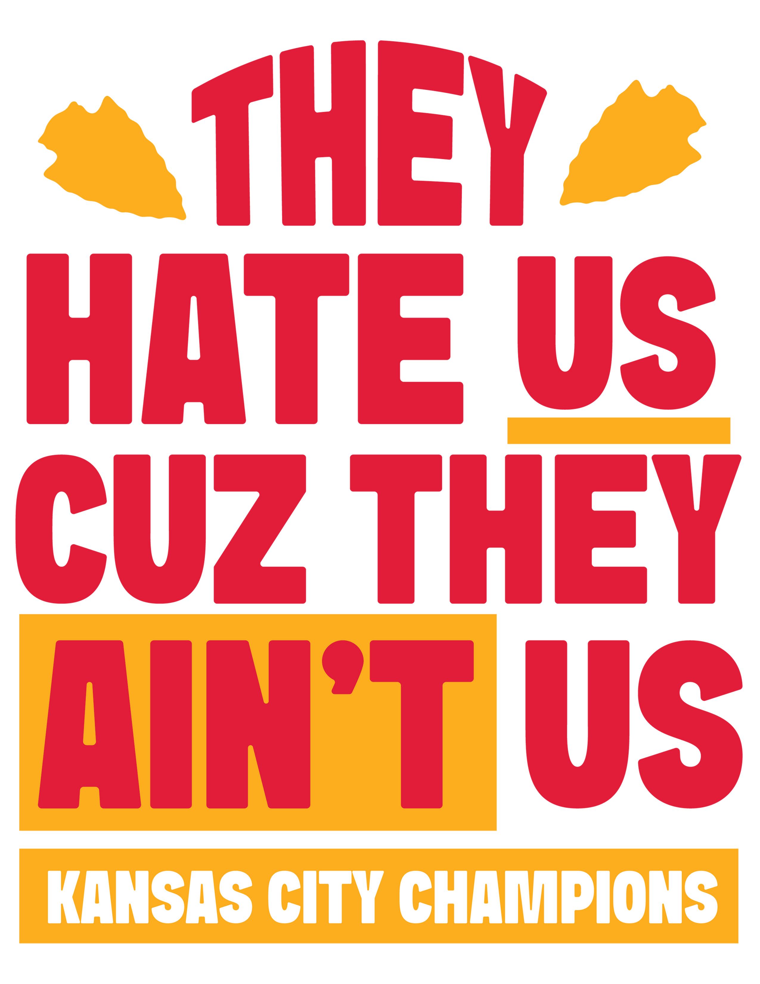 They hate us cuz they aint us
