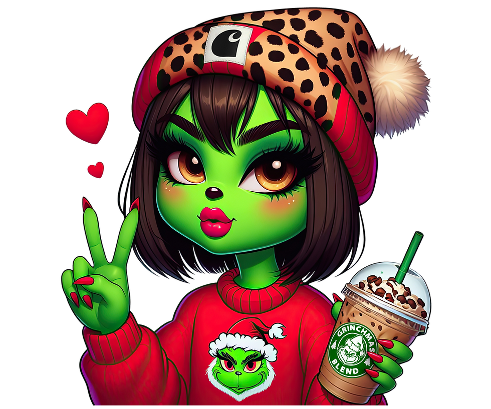 Thumbnail: Boujee brunette with red and leopard - 5 options