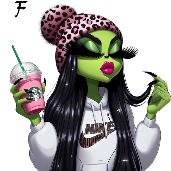 Thumbnail: Nike Hoodie Grinch Girl (Set 1)