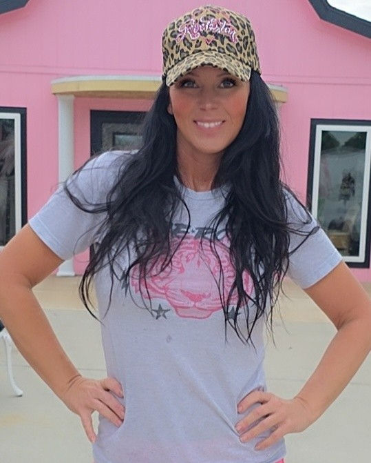 Thumbnail: Rhinestone Leopard Rockstar Glam House Hat