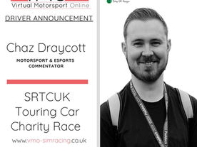 Chazlington to Race in VMO's SRTCUK Touring Car Charity Race