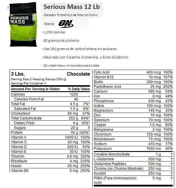 Serius Mass, 12 Lb