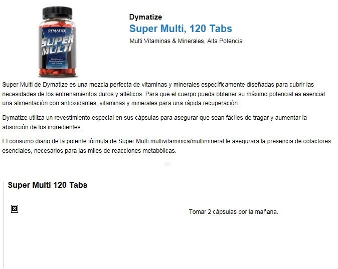 Super Multi, 120 Tabs
