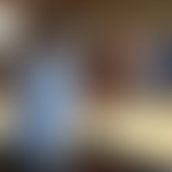 Doing physical therapy on a horse.