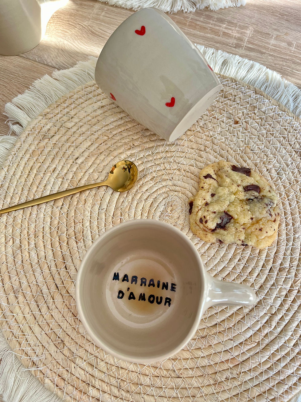 Miniature : Tasse annonce "marraine d'amour"❤️