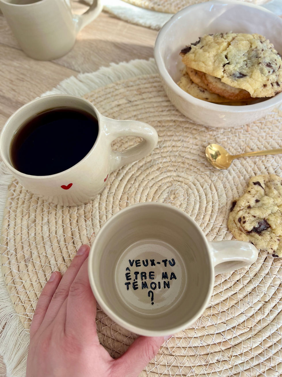 Miniature : Tasse annonce "veux-tu être ma témoin ?"❤️