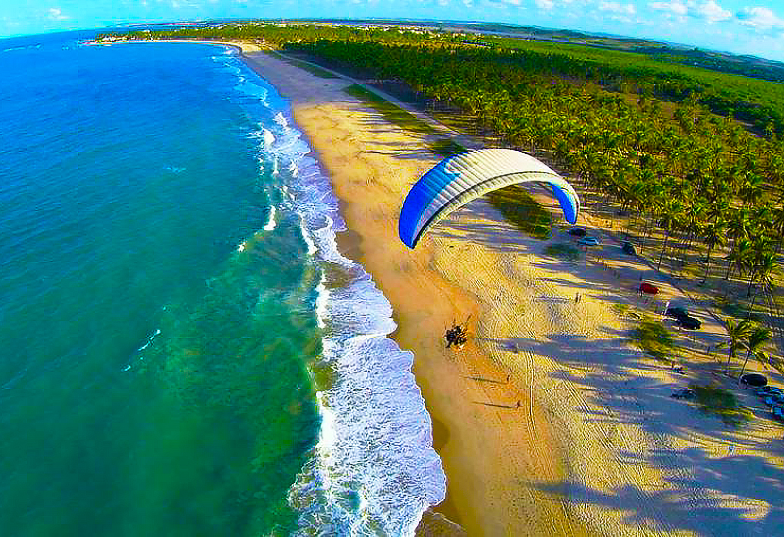 Passeio de Paramotor