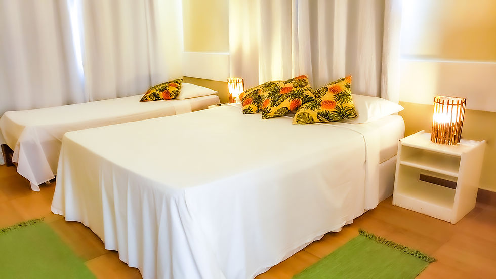 Quarto do Hotel Porto Dourado