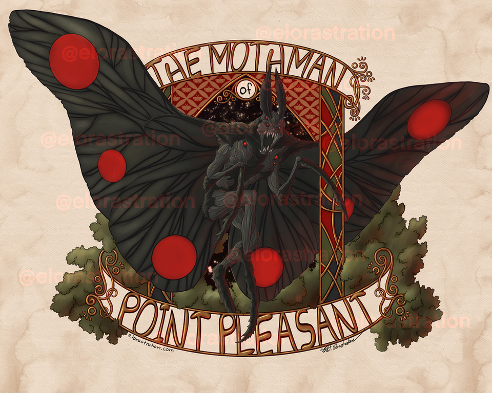 Mothman, Cryptids, Cryptid, North American Cryptids, 