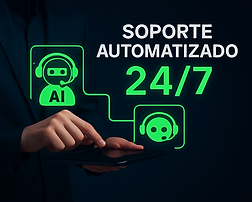 Soporte automatizado 24/7: AI ayuda en tablet