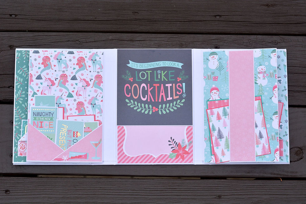 Thumbnail: Girls Night Out Christmas Scrapbook Folio