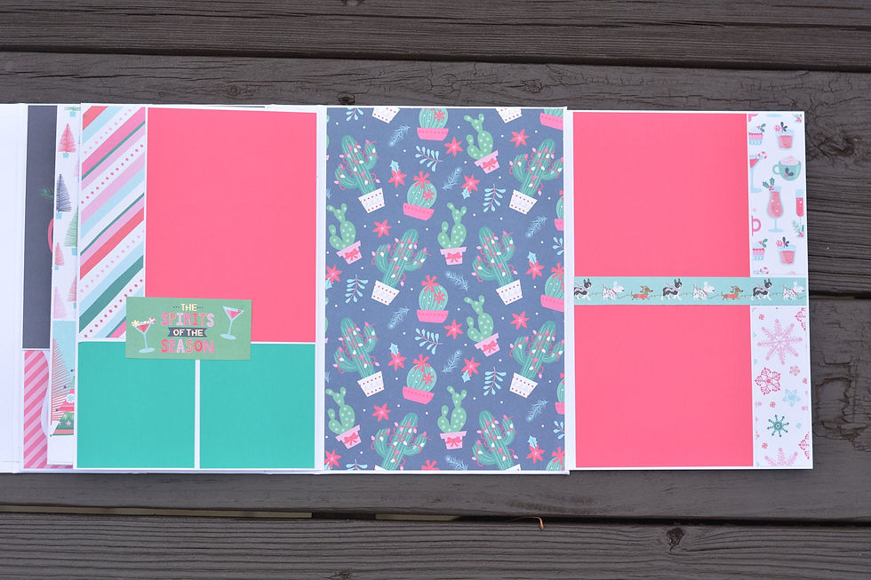 Thumbnail: Girls Night Out Christmas Scrapbook Folio