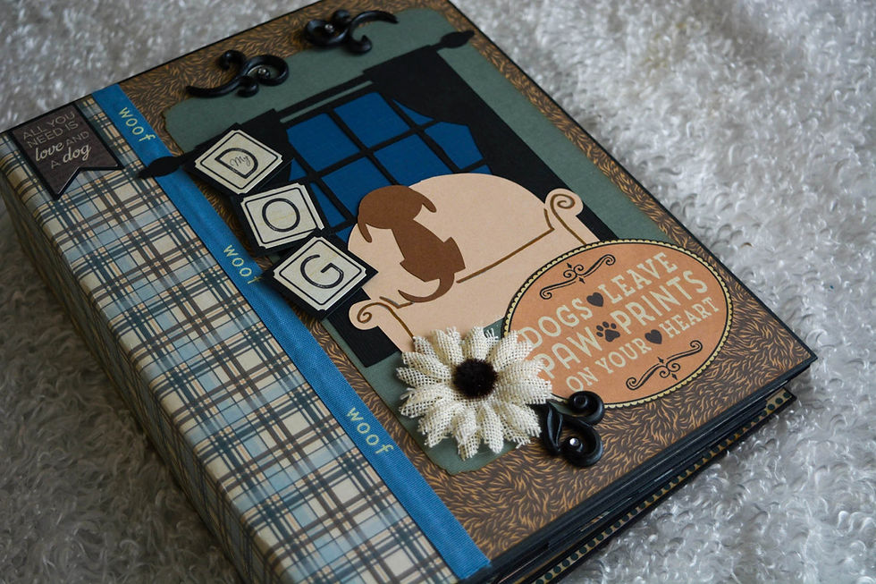 9½″ × 7½″ Scrapbook Album Folio Tutorial PDF