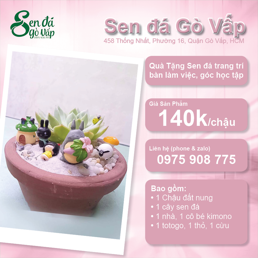 Sen đá quà tặng người bạn yêu thương