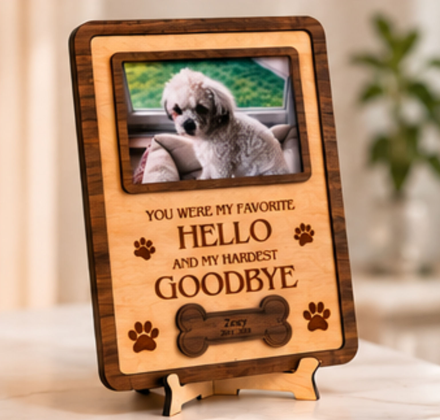 Personalized Pet Memorial Frame
