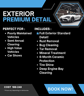 Car Detailing List of Services: Ultimate Guide