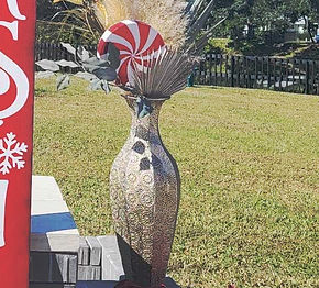 Metal vase