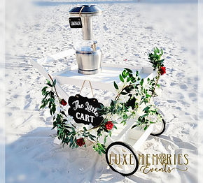 Decorated Cart with Water Dispenser