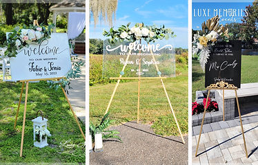 Welcome signs Options