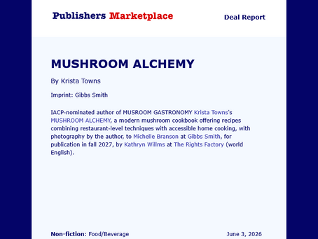 New Deal: MUSHROOM ALCHEMY by Krista Towns