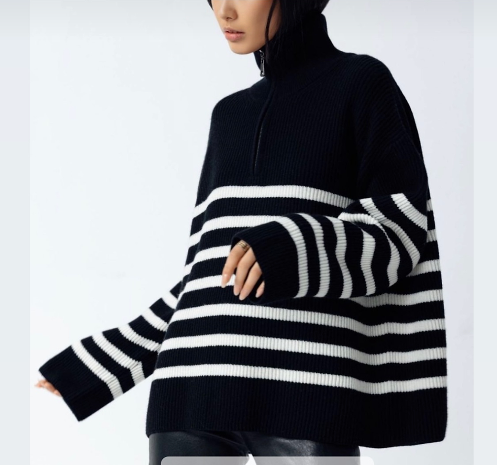 Miniaturbild: Stehkragen-Pullover