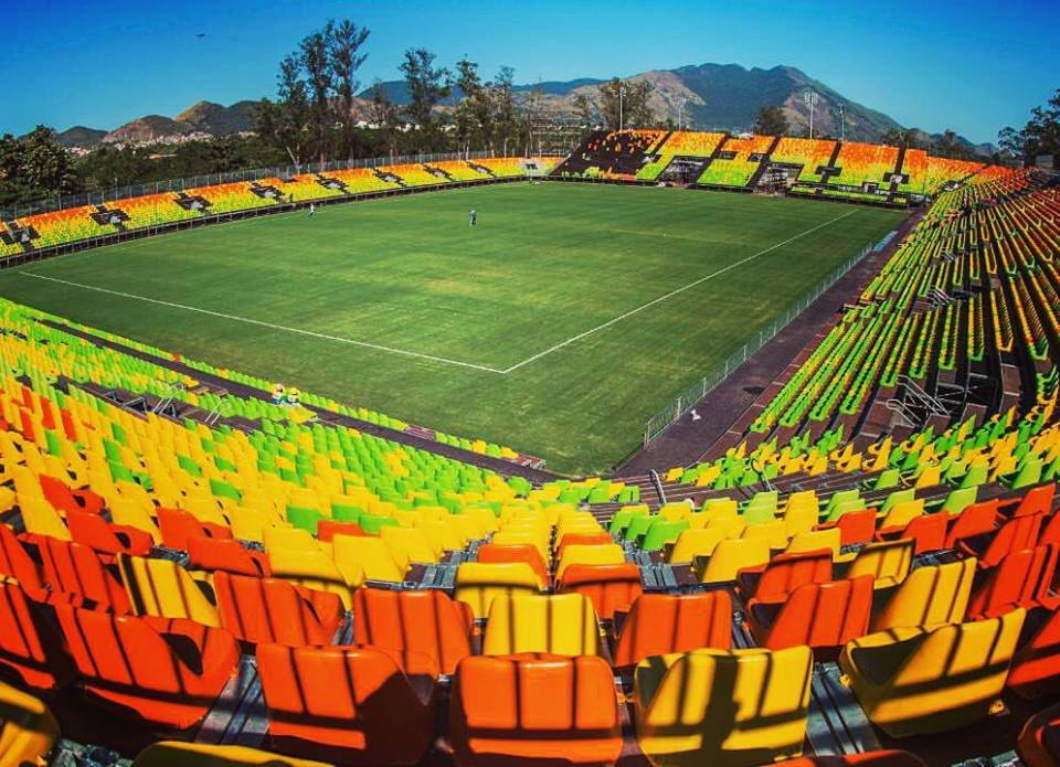 Stadium for the game against Brazil
