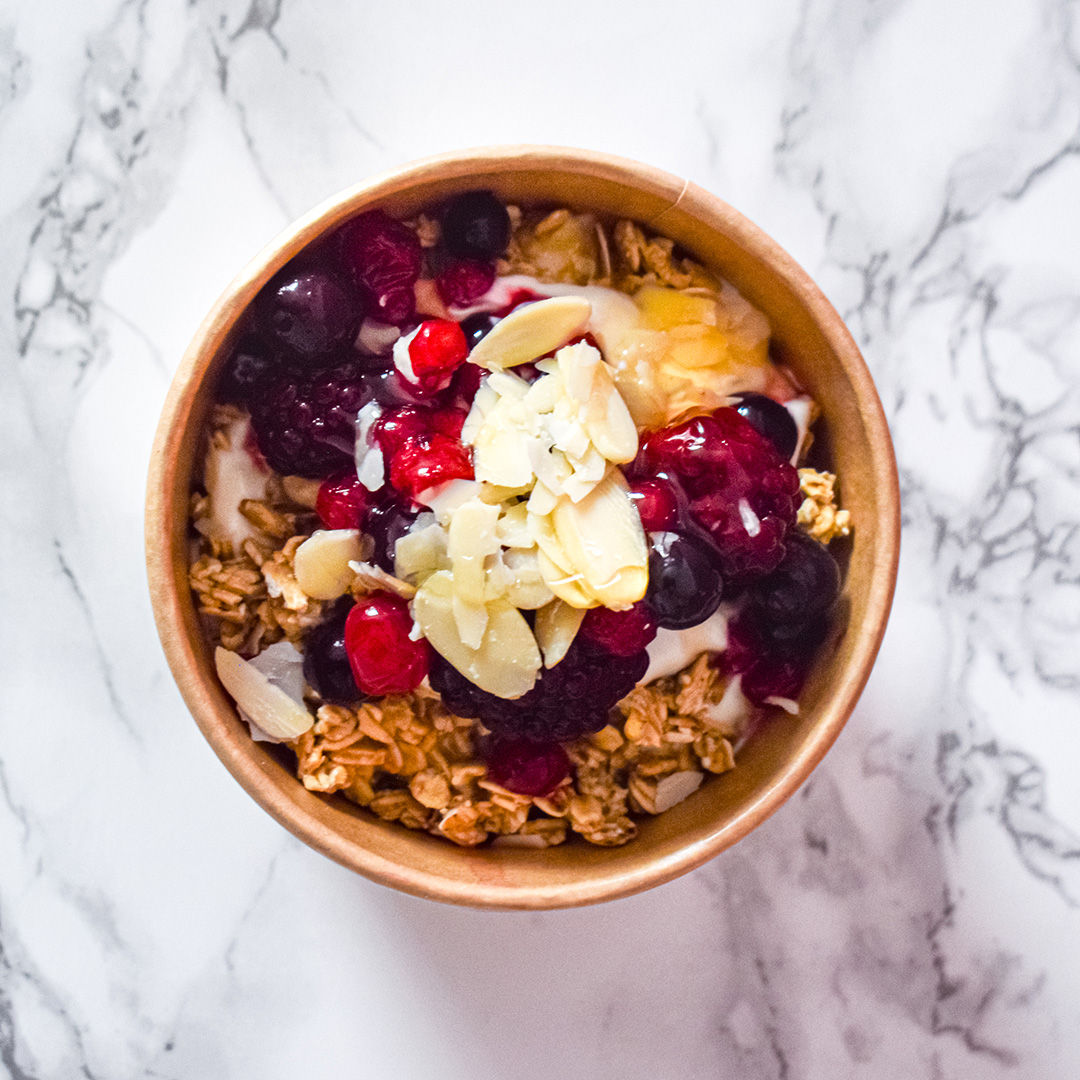 Mixed Berry Yoghurt Granola Pot Platter