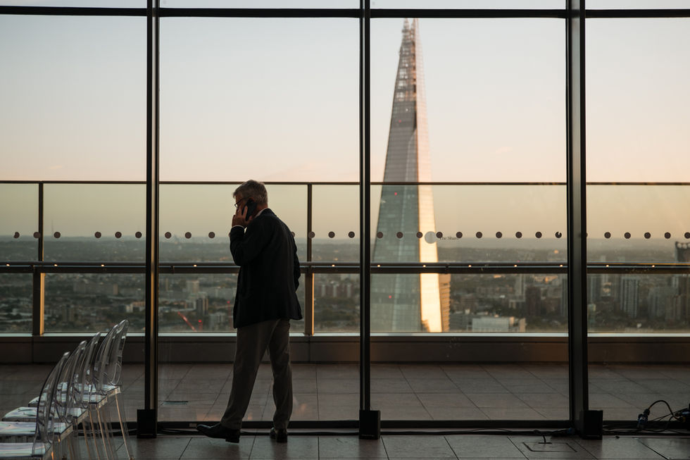 Sky Gardens and Shard Professional Event Photography