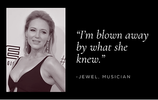 Jewel quote testimonial for Cardsy B tarot reading