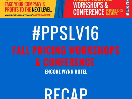 Fall Pricing Workshops & Conference RECAP - Las Vegas