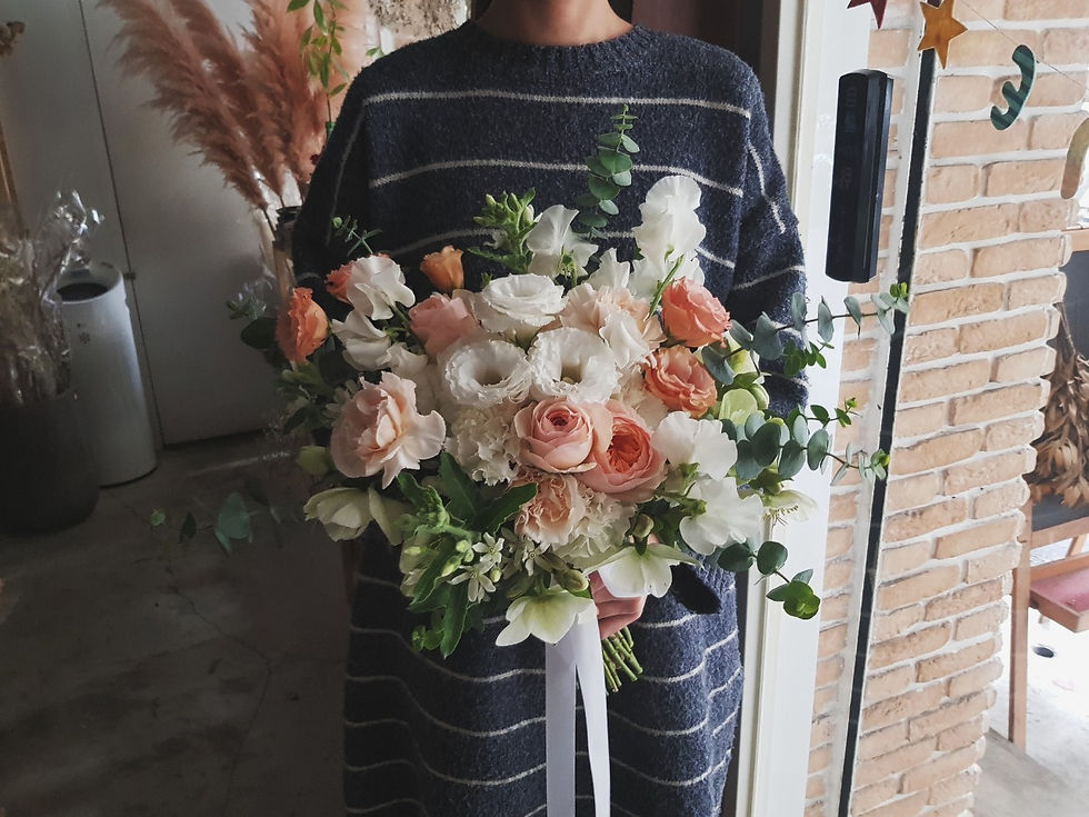 縮圖：春日草感鮮花捧花