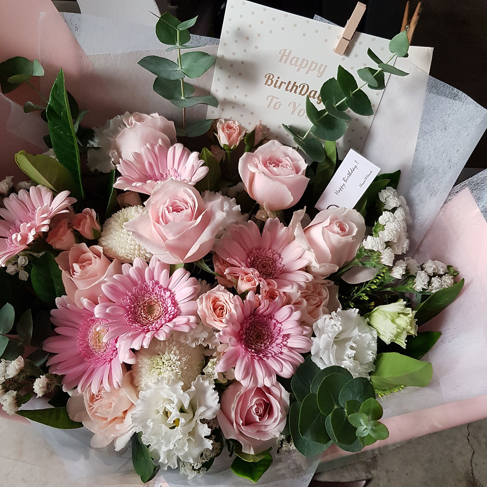 縮圖：鮮花｜夏日戀愛森林粉玫花束