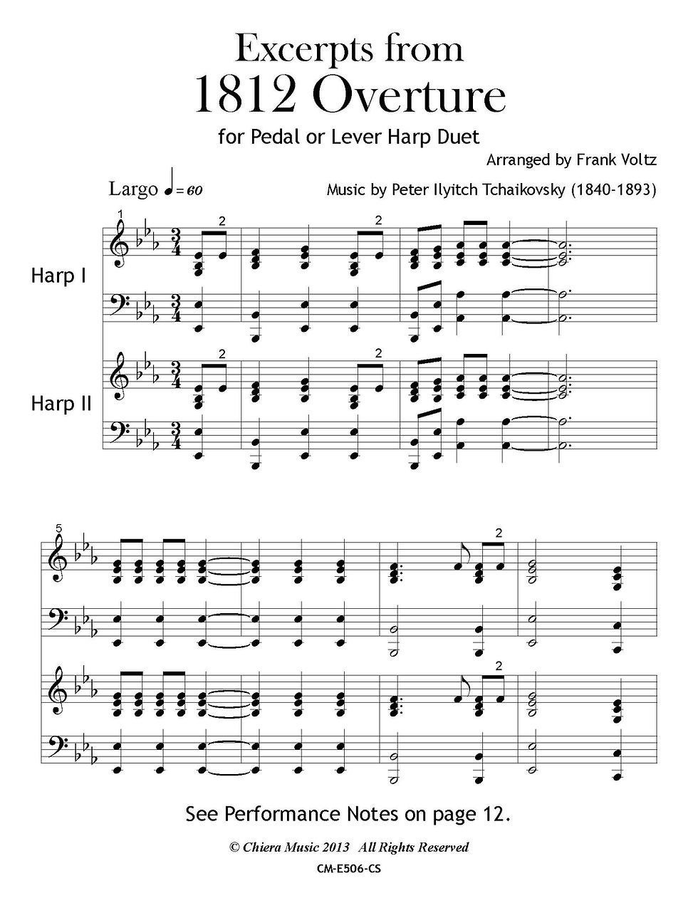 Thumbnail: Excerpts from 1812 Overture - PDF